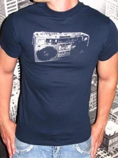 Vintage Stereo Boombox 80s Ghetto Blaster T Shirt L