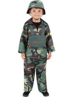 kids army boy fancy dress toy soldier uniform costume more