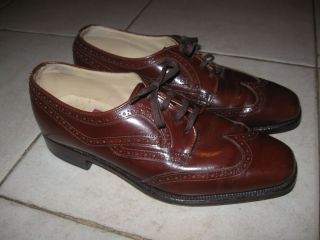 Barker Anderson Brandy Brown Leather Mens Shoes Size 7.5 US , 40 