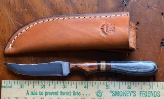 Anza Knife 2012 Small Hunting Knife 7 1 8 Overall Upsweep Blade Tool 