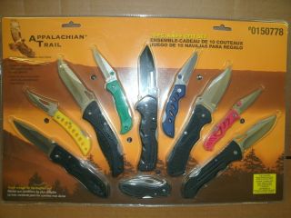 New Appalachian Trail 10 Piece Knife Gift Set 0150778