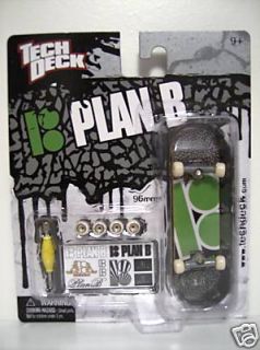 TECH DECK Plan B Skateboards Jereme Rogers Fingerboard 2007