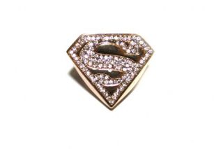 Antoine Stanley Super Unisex Ring with Diamantie Features