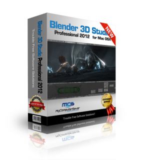   3D Studio Professional 2012 Computer Software for Mac Brand New Sealed