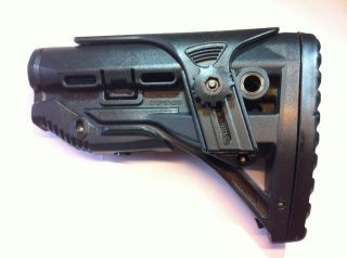   REDUCING Shock Absorbing Butt Stock For Airsoft Marui AEG GBB(Black