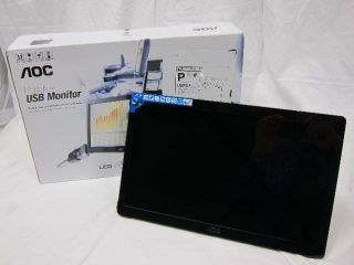   LED Monitor , (1) USB cable ,and (1) AOC CD Usher guide monitor driver