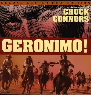 Geronimo 1962 Chuck Connors Kamala Devi Laserdisc RARE