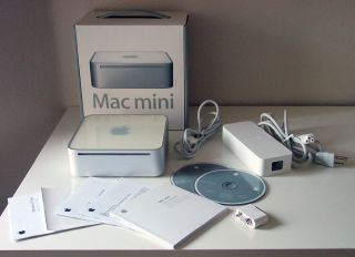 Apple Mac Mini G4 Desktop Computer 1 25 GHz 1GB RAM 60GB HD Upgraded 