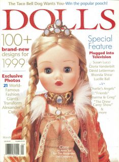 Dolls March April 1999 Magazine Dolls Doll Collecting Cissy Television 