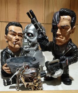 Terminator 2 Judgement Day T800 Arnold Ashtray Figure Bust Japan 