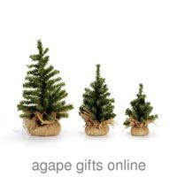 Darice Artificial Fake Miniature Tabletop Pine Christmas Tree 15 Inch