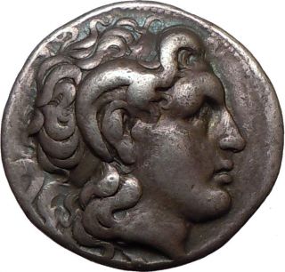    323 B C Silver tetradrachm Portrait of ALEXANDER the GREAT ATHENA