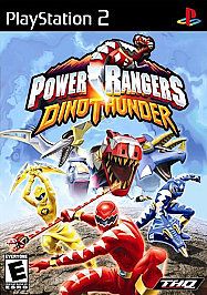 Power Rangers DinoThunder playstation 2 Dino Thunder dinosaur dinozord 