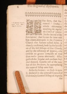 1641 Judgement of Doctor Rainoldes James Ussher Scarce