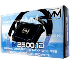 Autotek M2500 1 2500 Watt Peak 1250 Watt RMS Class D Mono Amplifier 