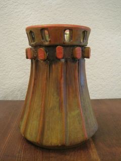 Arts Crafts Era Art Pottery Vase Unknown Maker