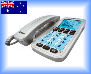 Uniden Corded Phone   Caller ID NEW FP1220 LCD Display Modern Design 