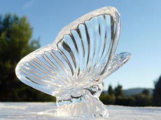 STUNNING LARGE Detailed WATERFORD CRYSTAL Butterfly Figurine