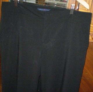 Womens Ashley Judd Black Dress Pants Size 14