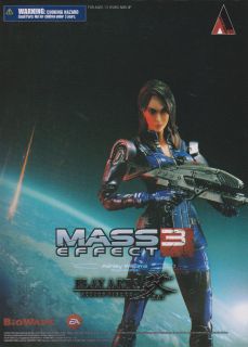 Ashley Williams Mass Effect 3 Play Arts Kai Collectible Figure Square 