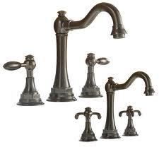 NEW AquaSource 8 Wide Spread Bathroom Faucet Oil Rubbed Bronze