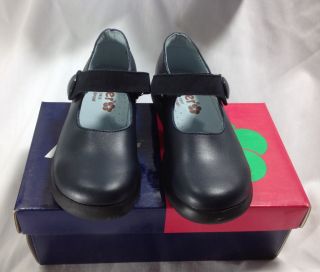 Aster Navy Mary Jane Shoes Velcro Strap Uniform Youth & Toddler Sizes 