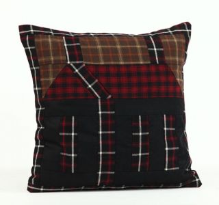 Ashfield Rustic Country Primitive Saltbox Throw Pillow