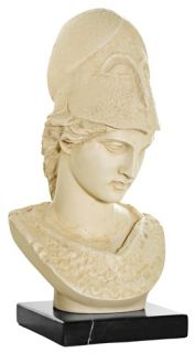 NEW ATHENA PALLAS GREEK GODDESS BUST STATUE Sculpture ART Figure