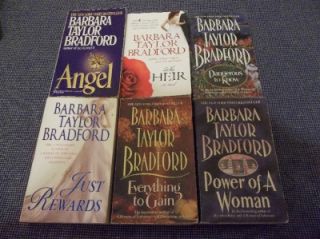 Lot of 11 Barbara Taylor Bradford and Barbara Delinsky Paperback Books 