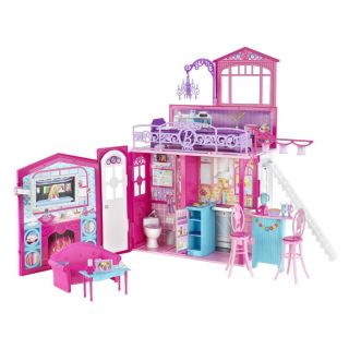 BARBIE GLAM VACATION HOUSE new couch bed blender sofa bed, Worldwide 