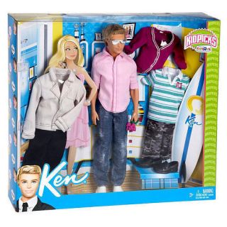 Barbie Ken Doll TOYS R US KIDPICKS WITH BLODE HAIR AND CLOTHES SHIPS 