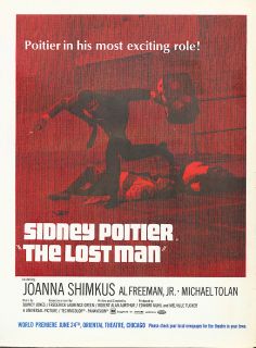 Sidney Poitier Joanna Shimkus The Lost Man Ad 1969