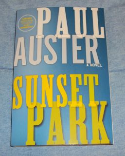 Author Paul Auster Signed Book Sunset Park RARE COA