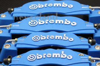 Front Rear Universal Car Disc Brake Caliper Covers Brembo Style 3D 
