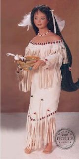 Swirling Waters Indian Bride Doll by Tom Francirek New