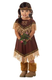   New Lil Indian Princess Pocahontas Toddler Halloween Costume