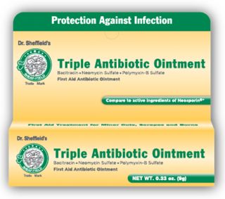 First Aid Triple Antibiotic Ointment Cuts Scrapes Burns Infection Dr 