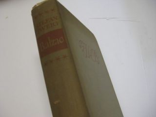 Balzac by Stefan Zweig 1946 in English
