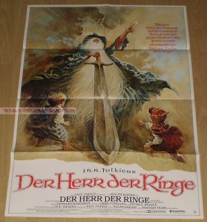 TOLKIEN   RALPH BAKSHI   THE LORD OF THE RINGS * RARE GERMAN 