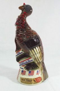 Vintage Austin Nichols Wild Turkey Decanter Bourbon Whiskey Bottle 