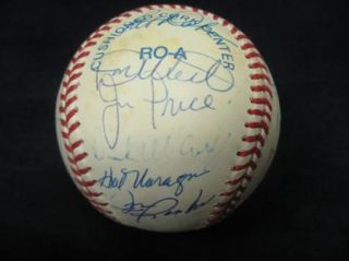   1968 Detroit Tigers Team Autograph Auto Baseball 22 Signatures