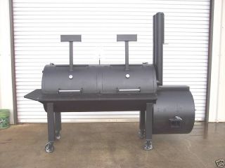 New Custom BBQ Pit Smoker Smoker and Charcoal Grill