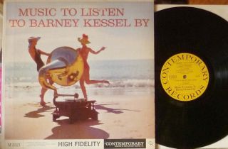 Barney Kessel Music to Listen LP US Contemporary 1956