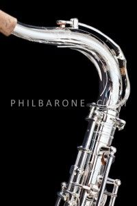 BRAND NEW PHIL BARONE SILVER PLATED VINTAGE TENOR SAXOPHONE