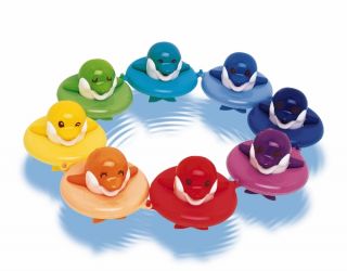 yookidoo tomy water symphony 8 dolphin bath toy brand new