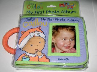 New Baby Caillou My First Photo Album Plush Chouette