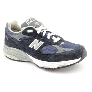 Used New Balance WR993 Mens Size 8.5 Blue Leather Running Shoes