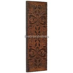 Gorgeous Copper Finish Metal Wall Art Embossed Panels Extra Large XL 