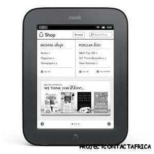 Nook Simple Touch by Barnes and Noble BNRV300 Wifi 2GB Ereader Brand 