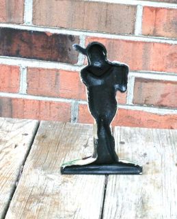 Unique   the Babe   Baseball Player Recreated Cast Iron Door Stop